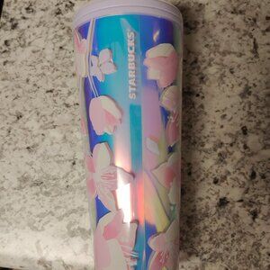Starbucks 2024 Sakura Cup and Straw Topper (New)
